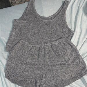 Colsie Gray Tank and Shorts Set